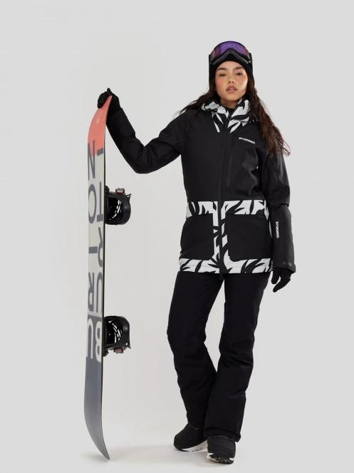 Fundango Poplar ECO Jacket damen skijacke Schwarz 4