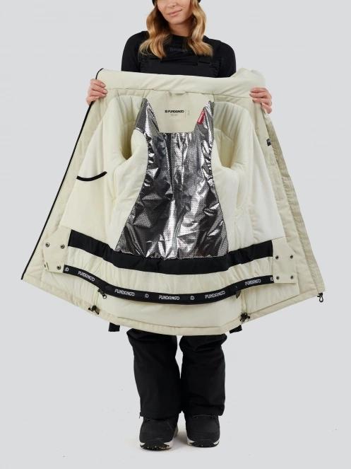 Fundango Pemberton ECO Allmountain Jacket damen skijacke weiß 5