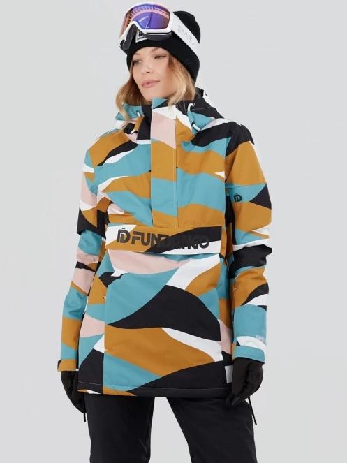 Fundango Birch ECO Logo Anorak damen skijacke grau 2