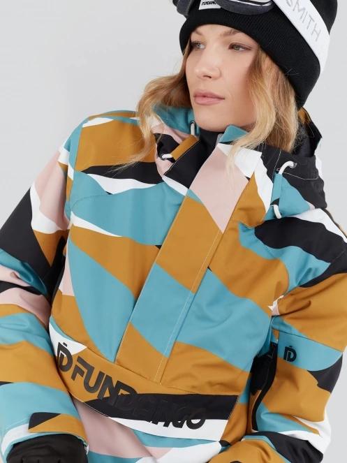 Fundango Birch ECO Logo Anorak damen skijacke grau 5