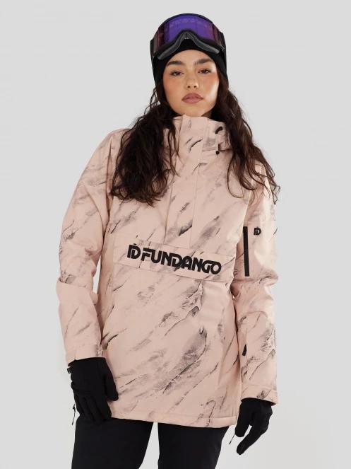 Fundango Birch ECO Logo Anorak damen anorak rosa 2
