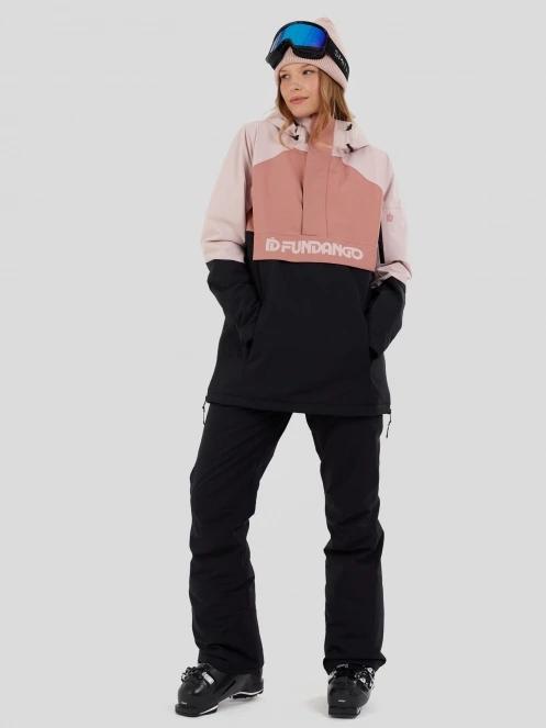 Fundango Birch ECO Logo Anorak damen anorak rosa 4