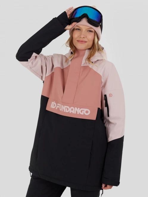 Fundango Birch ECO Logo Anorak damen anorak rosa 6