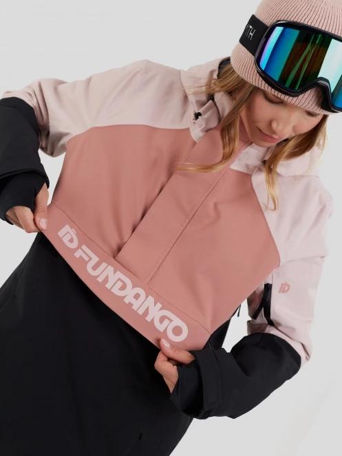 Fundango Birch ECO Logo Anorak damen anorak rosa 8