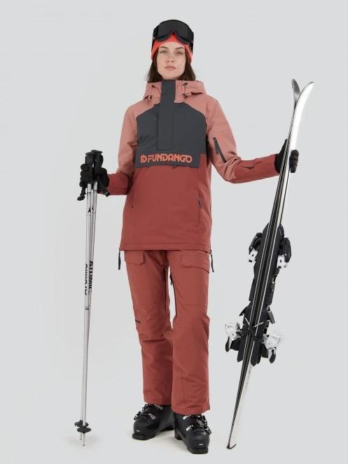 Fundango Birch ECO Logo Anorak damen anorak rosa 4