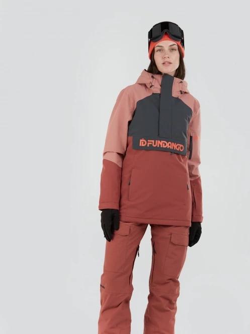 Fundango Birch ECO Logo Anorak damen anorak rosa 5