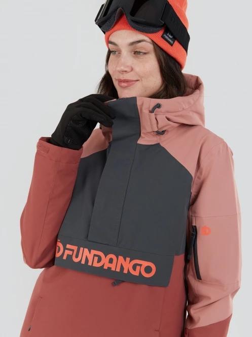 Fundango Birch ECO Logo Anorak damen anorak rosa 6