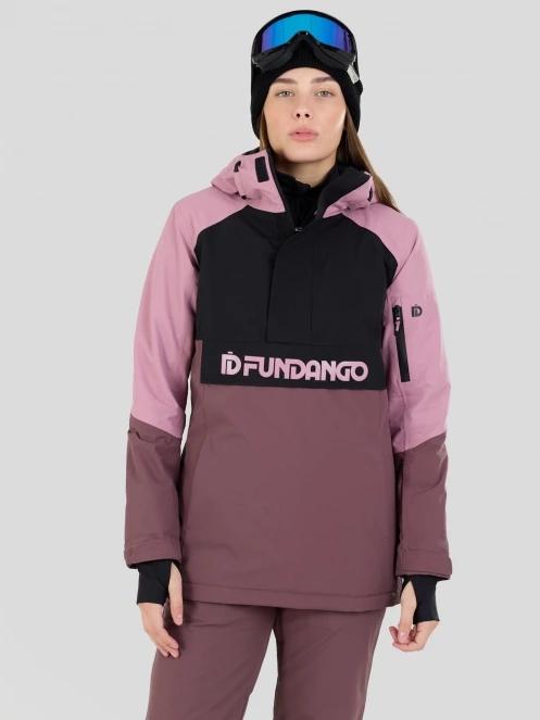 Fundango Birch ECO Logo Anorak damen anorak rosa 2