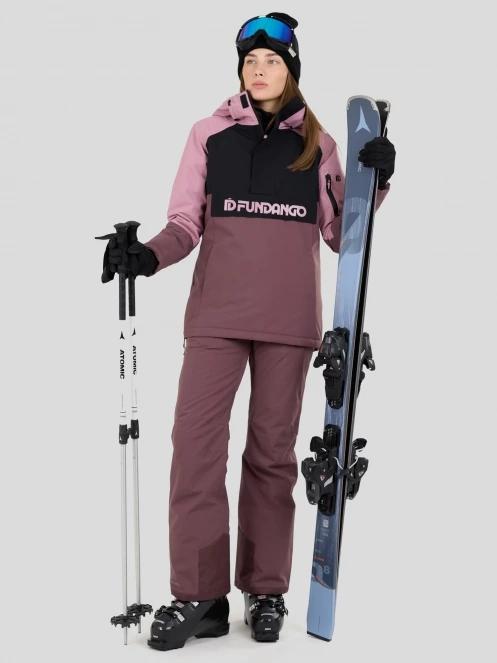 Fundango Birch ECO Logo Anorak damen anorak rosa 4