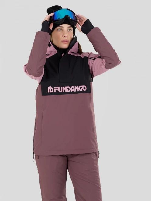 Fundango Birch ECO Logo Anorak damen anorak rosa 6