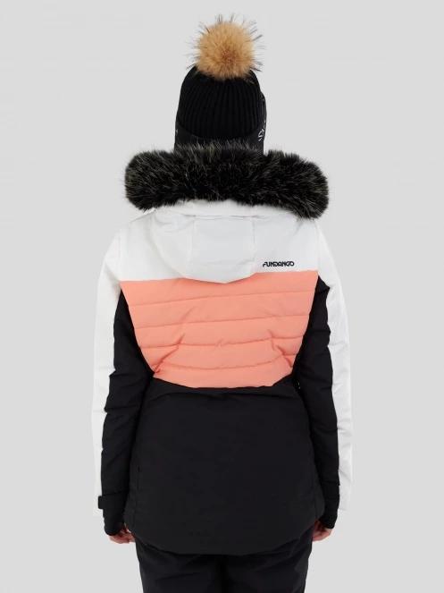 Fundango Salina Padded Jacket damen gesteppt skijacke weiß 3