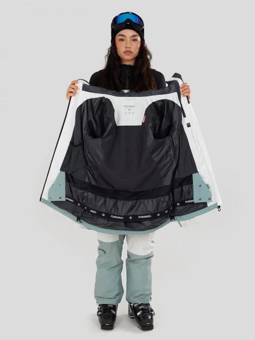 Fundango Nashua ECO 3L Allmountain Jacket damen skijacke grün 5