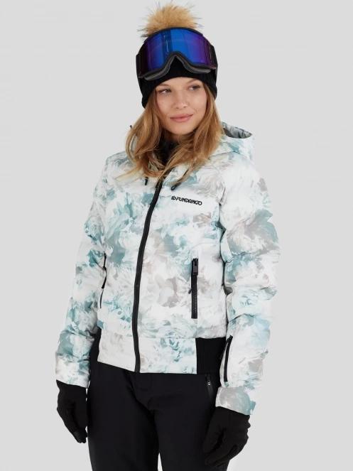 Fundango Zina Padded Jacket damen gesteppt skijacke weiß 2
