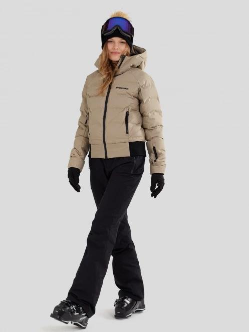 Fundango Zina Padded Jacket damen gesteppt skijacke sand 6