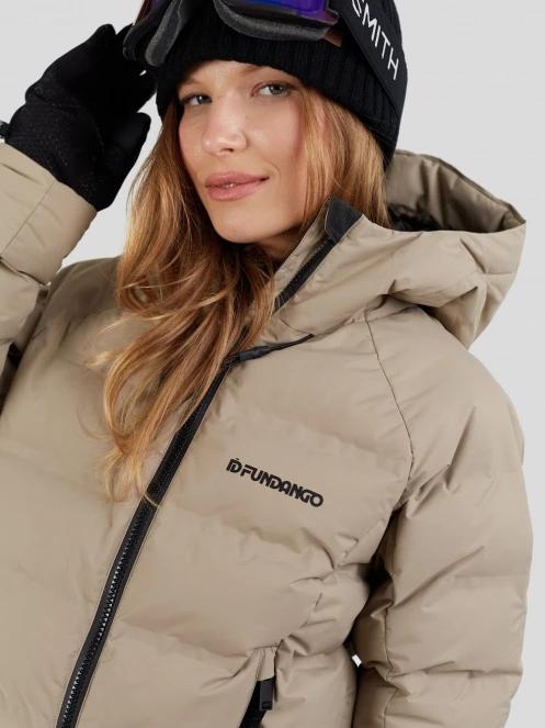 Fundango Zina Padded Jacket damen gesteppt skijacke sand 10