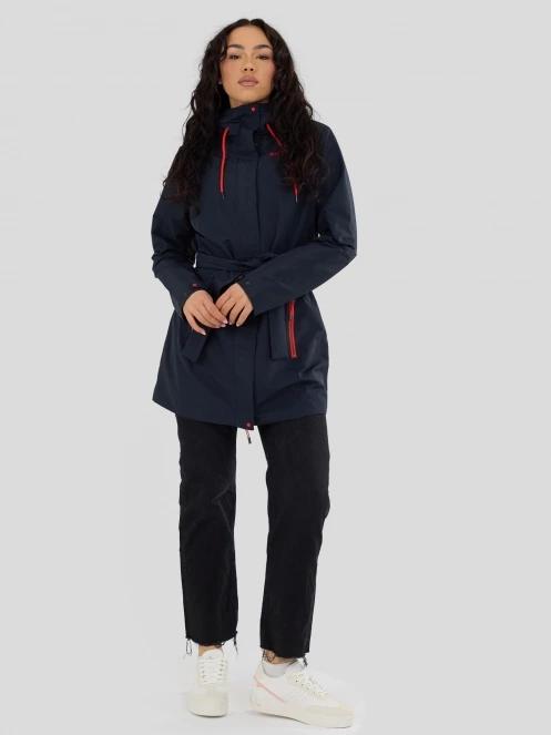Fundango Regina III Waterproof Trench Jacket damen regenmantel dunkelblau 4
