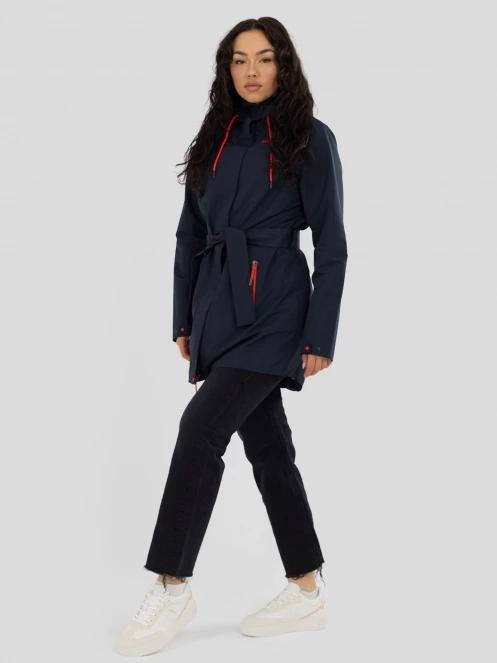Fundango Regina III Waterproof Trench Jacket damen regenmantel dunkelblau 5