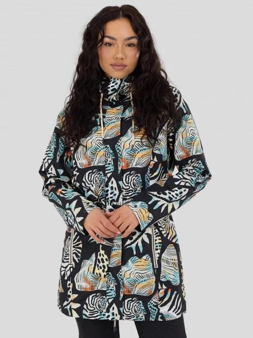 Fundango Regina III Waterproof Trench Jacket damen regenmantel Schwarz 2