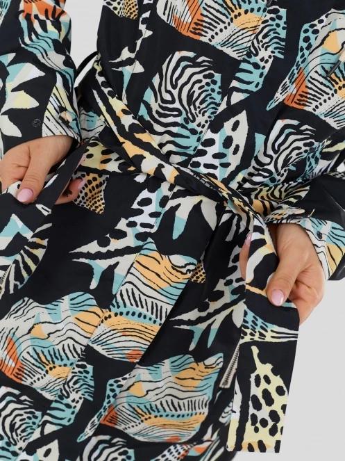 Fundango Regina III Waterproof Trench Jacket damen regenmantel Schwarz 5