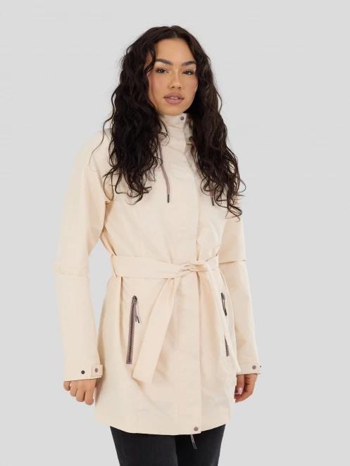 Fundango Regina III Waterproof Trench Jacket damen regenmantel sand 2