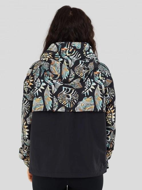 Fundango Cecil Windbreaker Jacket damen windjacke Schwarz 3