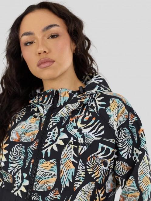 Fundango Cecil Windbreaker Jacket damen windjacke Schwarz 6