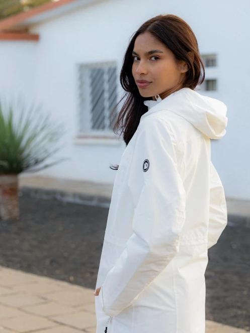 Fundango Yuma Raincoat damen regenmantel weiß 8