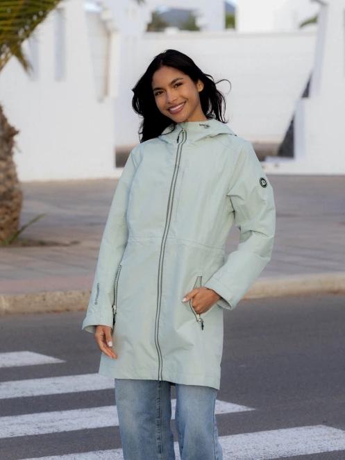 Fundango Yuma Raincoat damen regenmantel grün 11