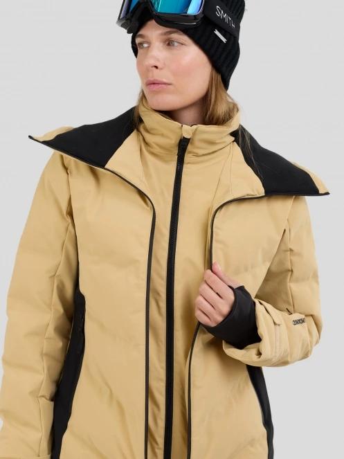 Fundango Moira Padded Jacket damen gesteppt skijacke sand 10