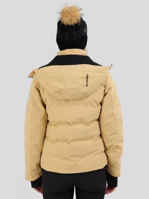 Fundango Moira Padded Jacket damen gesteppt skijacke sand 3