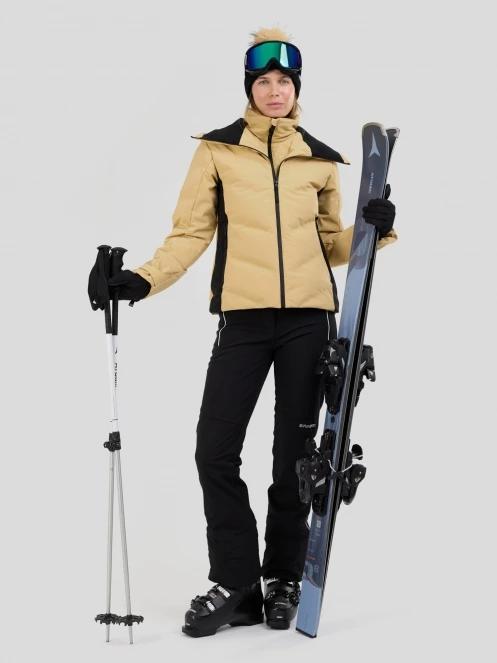 Fundango Moira Padded Jacket damen gesteppt skijacke sand 4