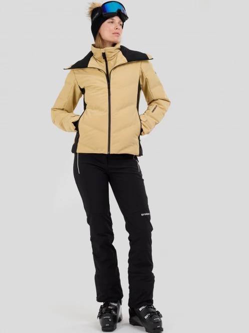 Fundango Moira Padded Jacket damen gesteppt skijacke sand 6