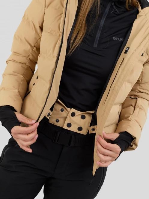 Fundango Rodney Padded Jacket damen gesteppt skijacke sand 9