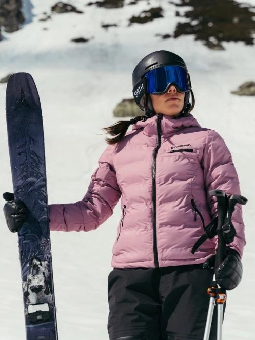 Fundango Rodney Padded Jacket damen gesteppt skijacke rosa 12