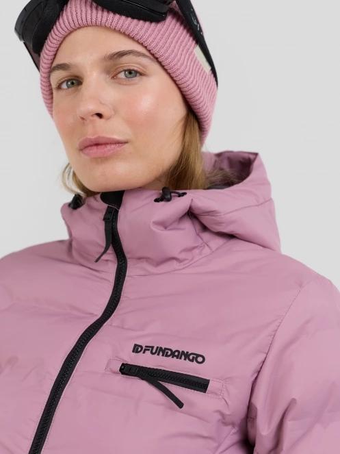 Fundango Rodney Padded Jacket damen gesteppt skijacke rosa 9