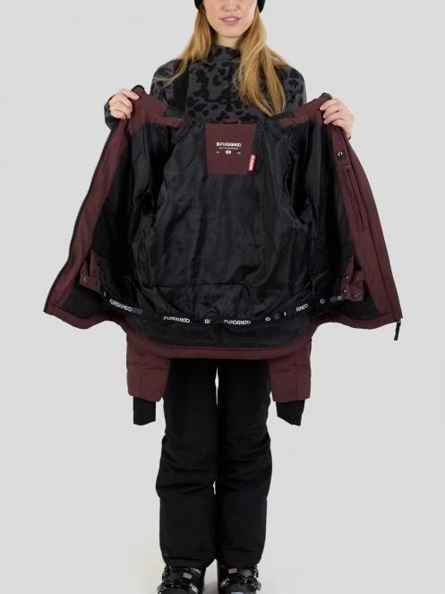 Fundango Rodney Padded Jacket damen gesteppt skijacke lila 5