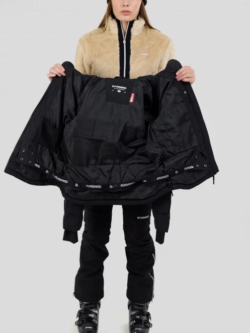 Fundango Rodney Padded Jacket damen gesteppt skijacke Schwarz 6