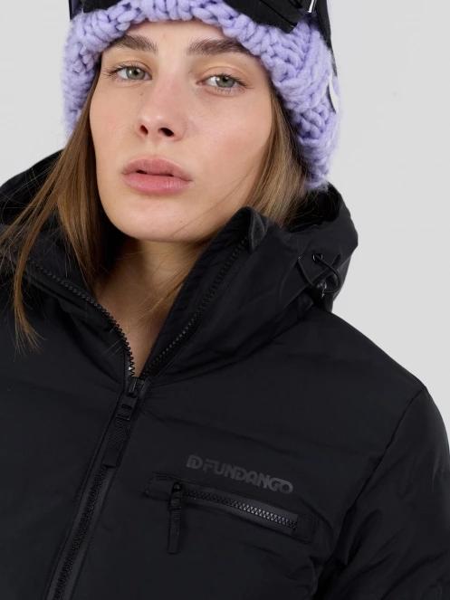 Fundango Rodney Padded Jacket damen gesteppt skijacke Schwarz 9