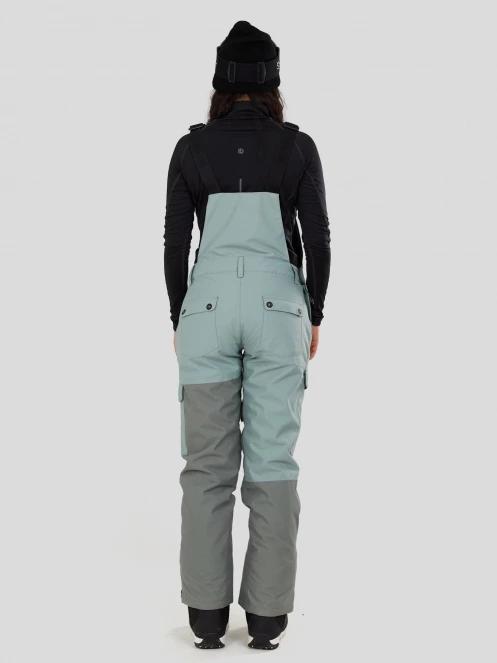 Fundango Sakura ECO Bib Pants damen skioveralls grün 3