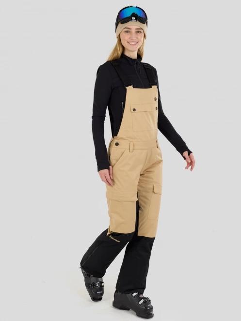 Fundango Sakura ECO Bib Pants damen skihose sand 2
