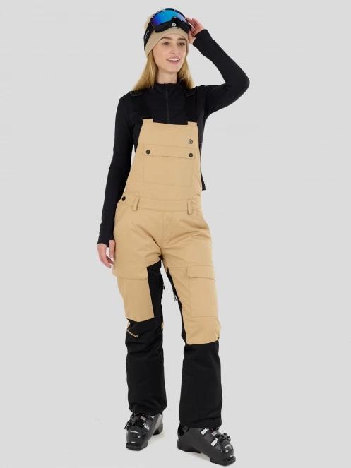 Fundango Sakura ECO Bib Pants damen skihose sand 5