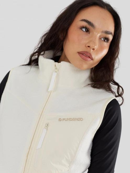 Fundango Natalia Vest damen westen weiß 6