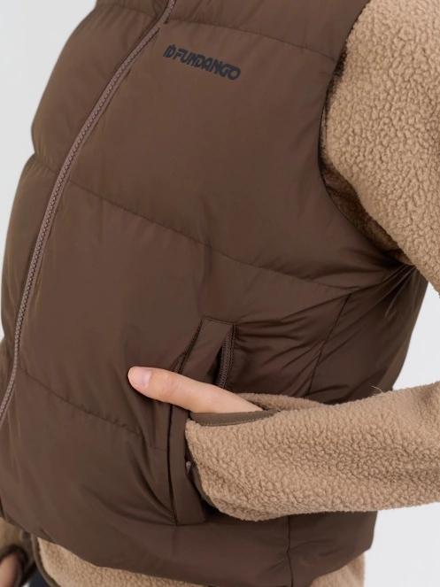 Fundango Keira Padded Vest damen westen braun 6