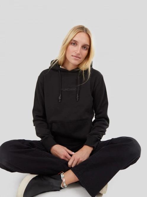 Fundango Mirage Hooded Sweatshirt damen pullover Schwarz 6