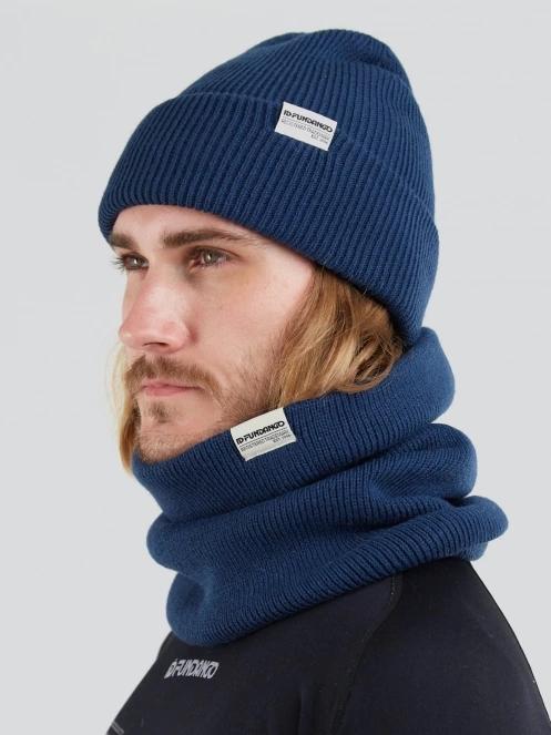 Fundango Tara Beanie strickmütze dunkelblau 4