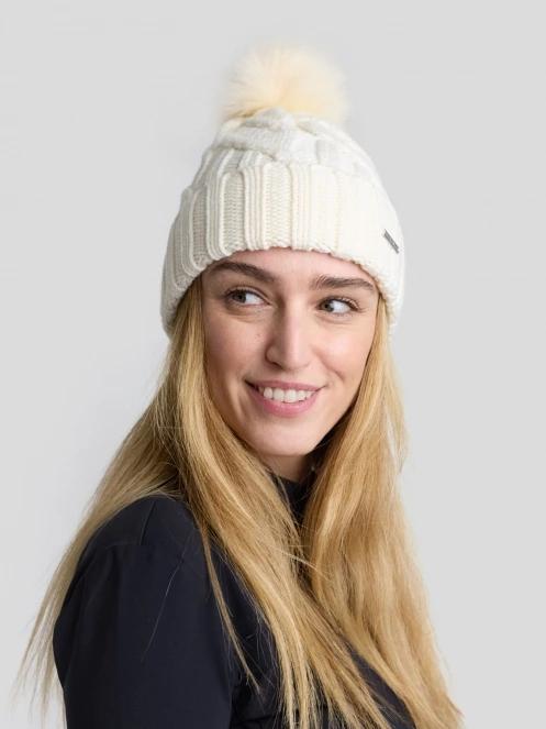 Fundango Renna II Beanie damen strickmütze weiß 3