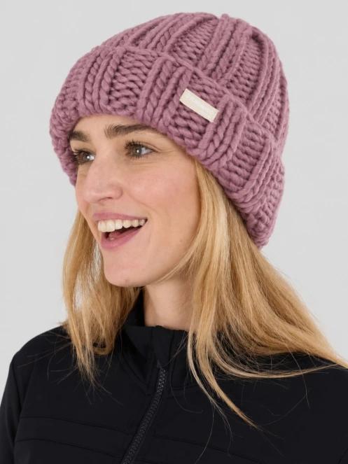 Fundango Astrid Beanie strickmütze rosa 2
