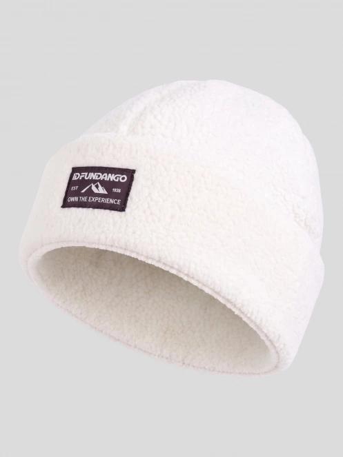 Fundango Zeo Fleece Beanie strickmütze weiß 2