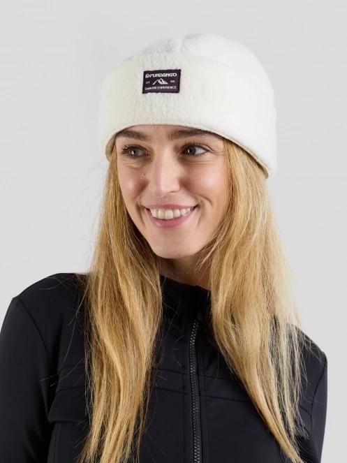 Fundango Zeo Fleece Beanie strickmütze weiß 3
