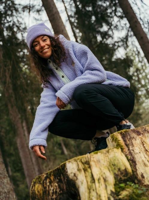 Fundango Zeo Fleece Beanie strickmütze lila 4